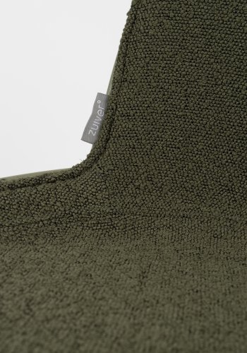 ZUIVER Albert Kuip kontorstol, m hjul - grnn polyester og grnn aluminium