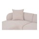 HOUSE NORDIC Kingston Sofa - Sofa med 2 puter, venstrevendt, natur, HN1295