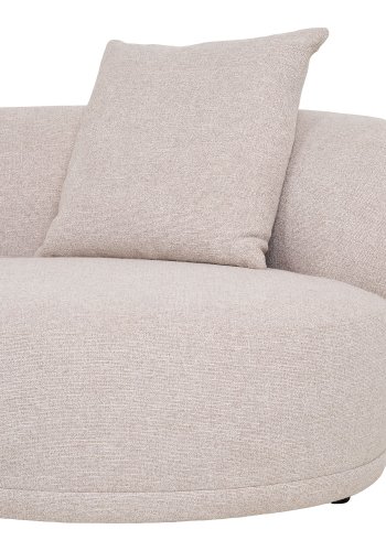HOUSE NORDIC Kingston Sofa - Sofa med 2 puter, venstrevendt, natur, HN1295