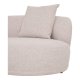 HOUSE NORDIC Kingston Sofa - Sofa med 2 puter, venstrevendt, natur, HN1295