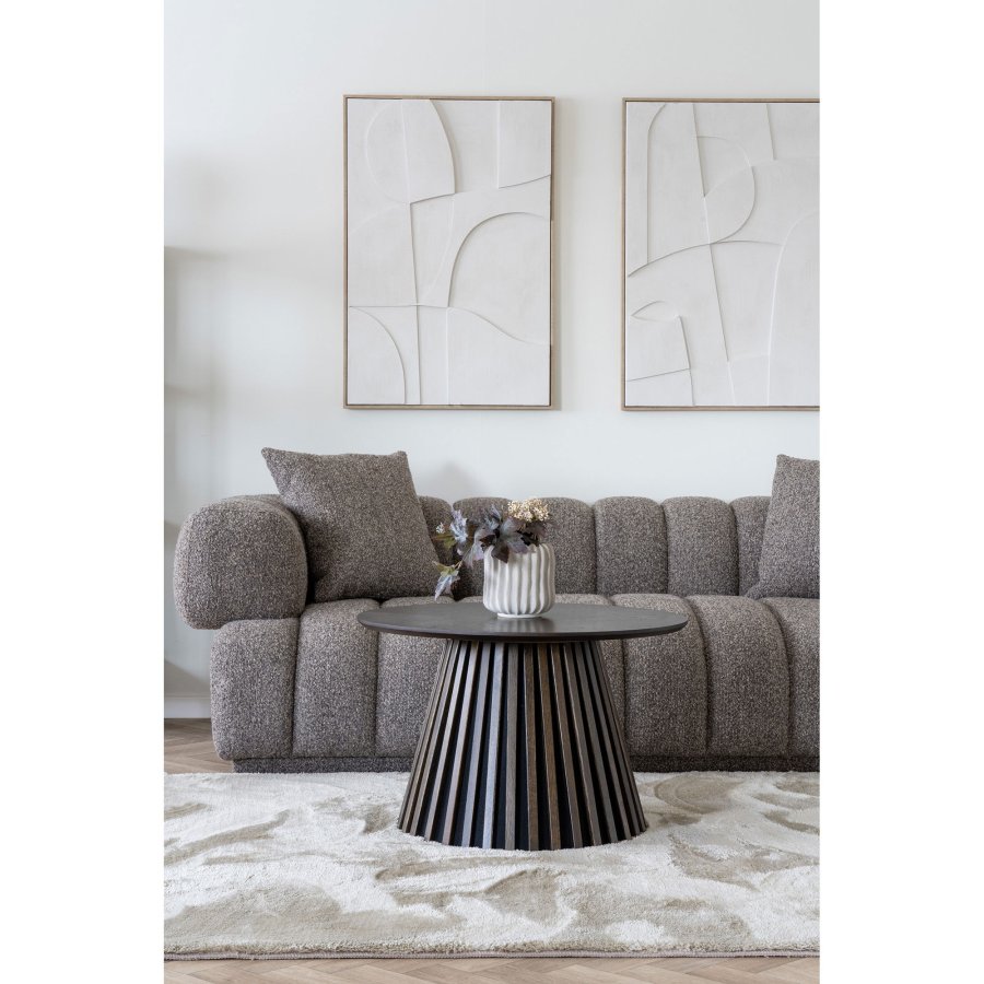 HOUSE NORDIC Aurora Sofa - Sofa med 2 puter, brun, HN1296