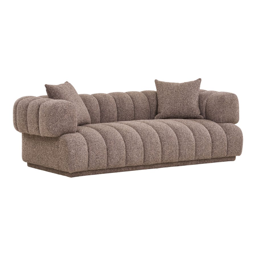 HOUSE NORDIC Aurora Sofa - Sofa med 2 puter, brun, HN1296