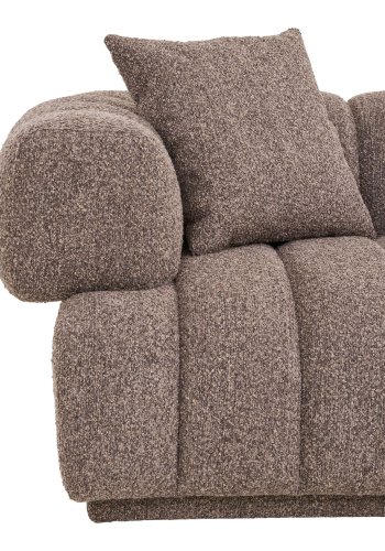 HOUSE NORDIC Aurora Sofa - Sofa med 2 puter, brun, HN1296