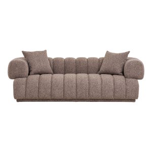 HOUSE NORDIC Aurora sofa, m. 2 puder - brun polyester/aktryl