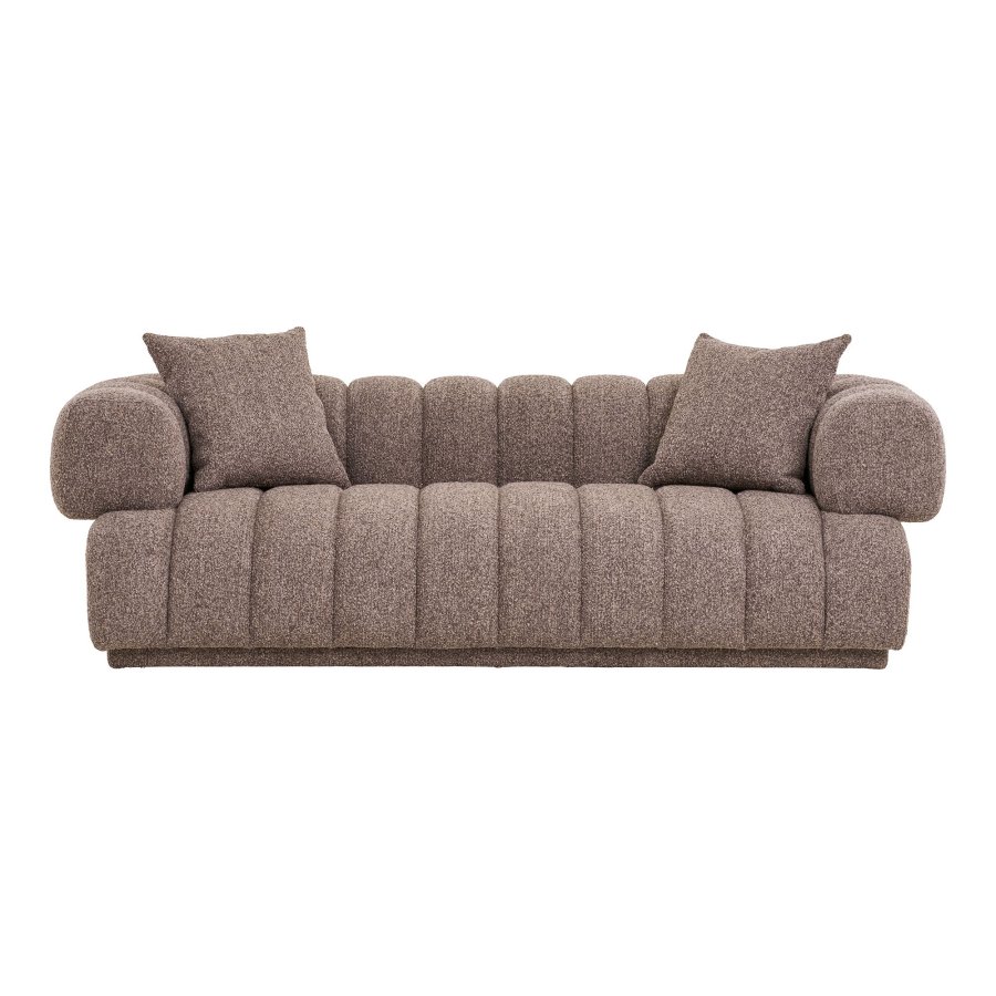 HOUSE NORDIC Aurora Sofa - Sofa med 2 puter, brun, HN1296