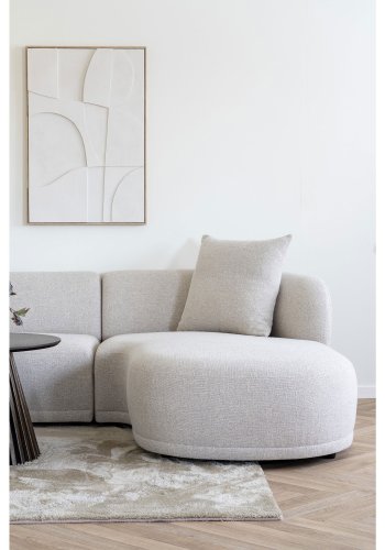 HOUSE NORDIC Kingston Sofa - Sofa med 2 puter, hyrevendt, natur, HN1295