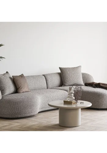 HOUSE NORDIC Kingston Sofa - Sofa med 2 puter, hyrevendt, brun, HN1299