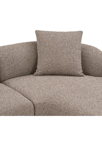 HOUSE NORDIC Kingston Sofa - Sofa med 2 puter, hyrevendt, brun, HN1299