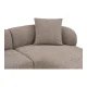 HOUSE NORDIC Kingston Sofa - Sofa med 2 puter, hyrevendt, brun, HN1299