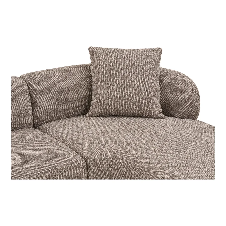 HOUSE NORDIC Kingston Sofa - Sofa med 2 puter, hyrevendt, brun, HN1299