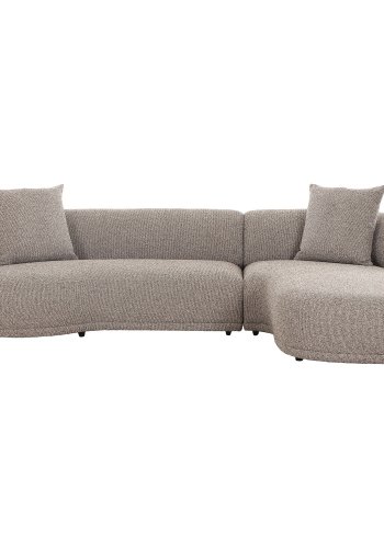 HOUSE NORDIC Kingston Sofa - Sofa med 2 puter, hyrevendt, brun, HN1299