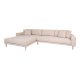 HOUSE NORDIC Lido lounge sofa, venstre sjeselong, m. 4 puter - ekte polyester og naturlig bk