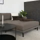 HOUSE NORDIC Lido lounge sofa, hyre sjeselong, m. 4 puter - brun polyester og naturlig bk