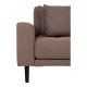 HOUSE NORDIC Lido lounge sofa, hyre sjeselong, m. 4 puter - brun polyester og naturlig bk