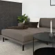 HOUSE NORDIC Lido lounge sofa, venstre sjeselong, m. 4 puter - brun polyester og naturlig bk