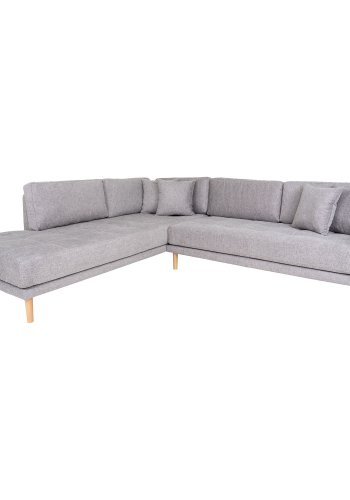 HOUSE NORDIC Lido hjrnesofa med pen ende, venstrevendt i lys gr treben