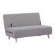 HOUSE NORDIC Marlow 2-seters sovesofa - gr polyester og naturlig tre