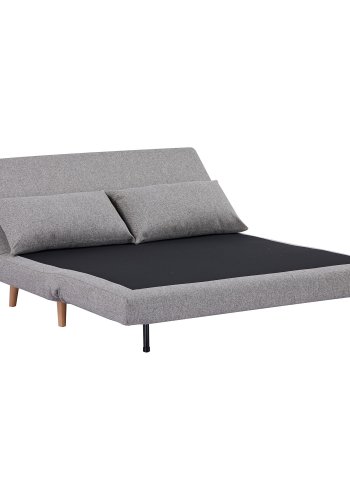 HOUSE NORDIC Marlow 2-seters sovesofa - gr polyester og naturlig tre