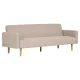 HOUSE NORDIC Kells sovesofa - mrk sand polyester og naturlig tre