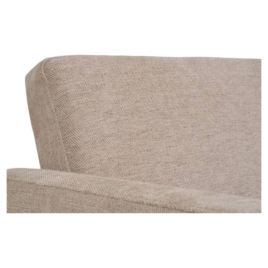 HOUSE NORDIC Kells sovesofa - mrk sand polyester og naturlig tre