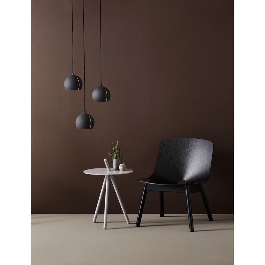 WOUD Gap taklampe rund - svart metall, rund (�15) 