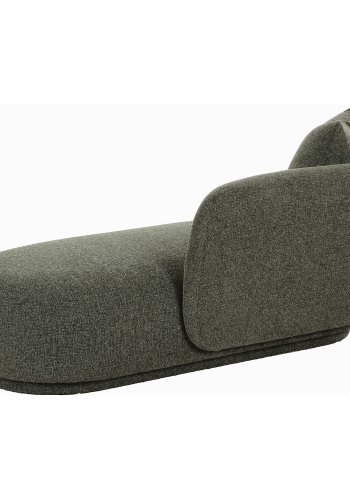 HOUSE NORDIC Mykonos dagseng, med pute - gr�nn chenille polyester