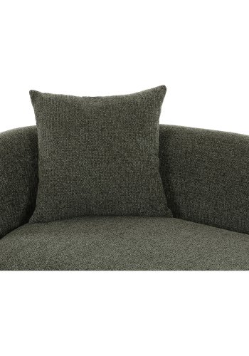 HOUSE NORDIC Mykonos dagseng, med pute - gr�nn chenille polyester