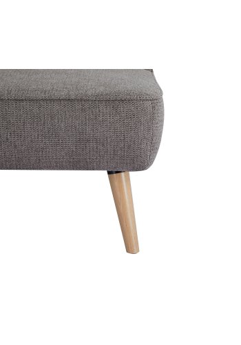 HOUSE NORDIC Swan b&auml;ddsoffa - brun polyester och naturligt tr&auml;