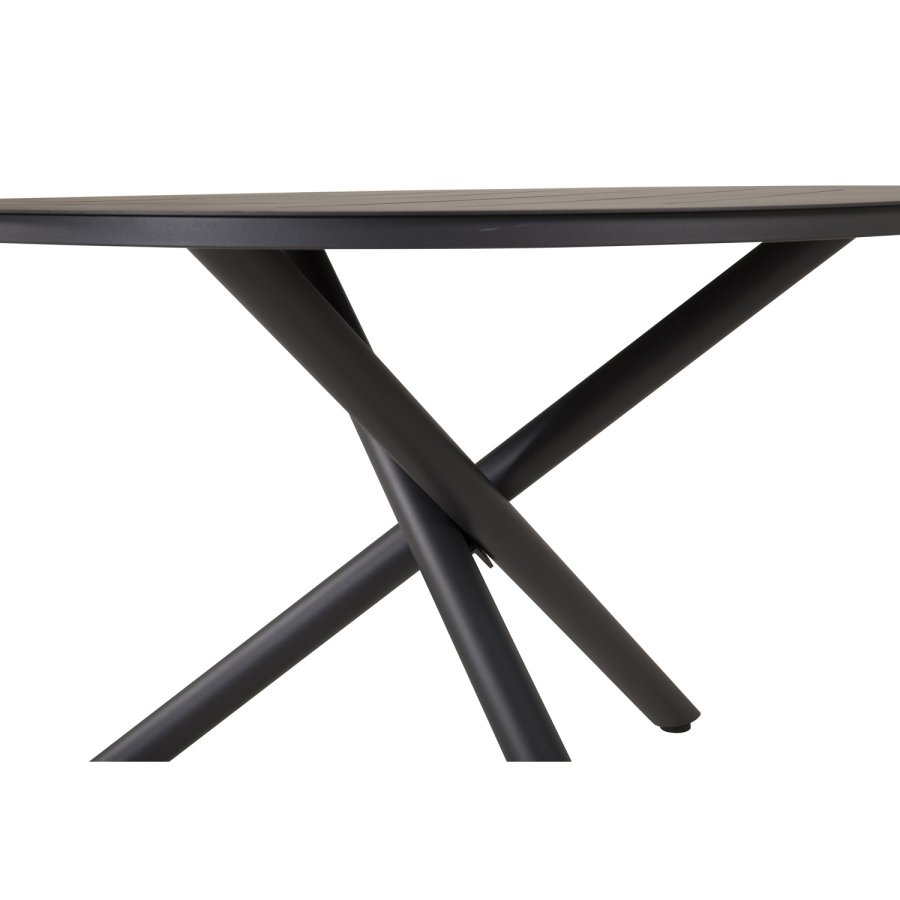 VENTURE DESIGN Alma hagebord - svart aluminium (120)