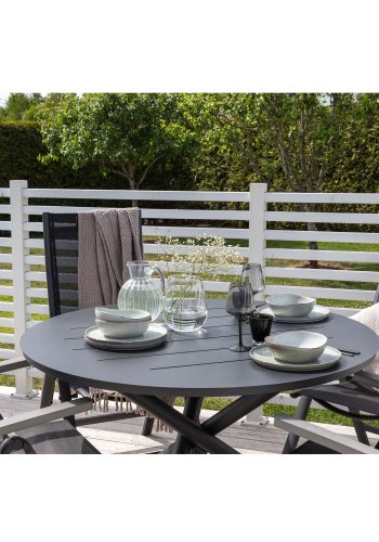 VENTURE DESIGN Alma hagebord - svart aluminium (120)