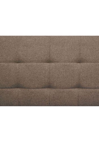 HOUSE NORDIC Milton b&auml;ddsoffa, med armst&ouml;d och f&ouml;rvaring - brun polyester och svart bj&ouml;rktr&auml;