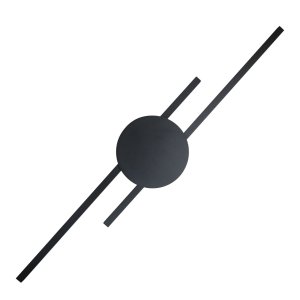 TK Java 2 LED vägglampa - svart metall