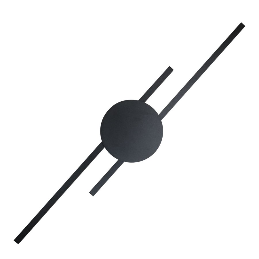 TK Java 2 LED vägglampa - svart metall