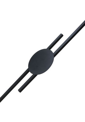 TK Java 2 LED vägglampa - svart metall