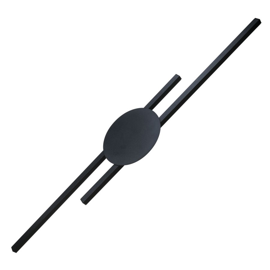 TK Java 2 LED vägglampa - svart metall