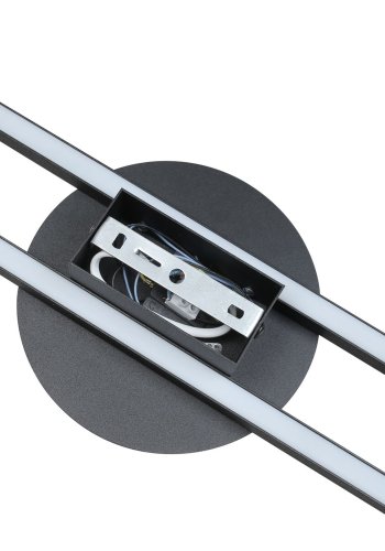 TK Java 2 LED vägglampa - svart metall