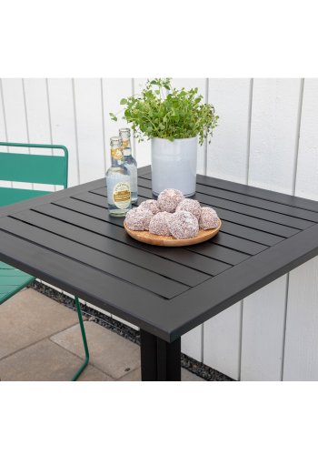 VENTURE DESIGN Way hagebord - svart aluminium (70x70)