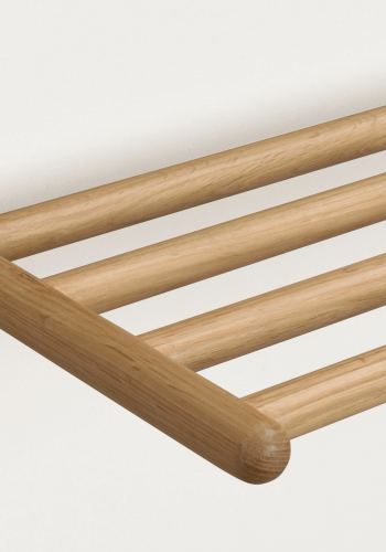 ROWICO - rektangulr Milford skohylde - natur eg (80x33)