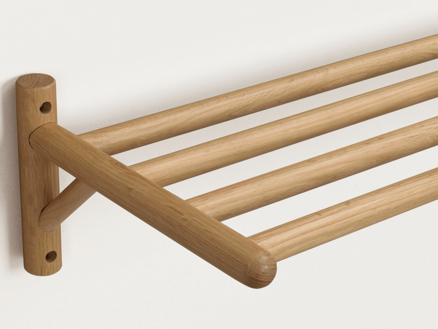 ROWICO - rektangulr Milford skohylde - natur eg (80x33)