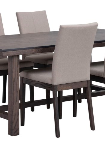 ROWICO Brooklyn spisebord - rget eg m. udtrk (170x95)