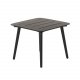 VENTURE DESIGN Lina hagebord - svart stl (40x40)