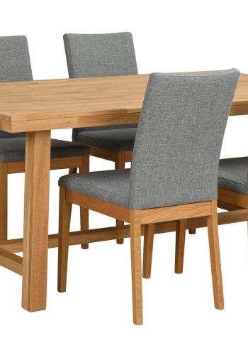 ROWICO Brooklyn spisebord - brstet eg m. udtrk (170x95)