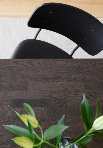 ROWICO Brooklyn spisebord - rget eg m. udtrk (220x95)