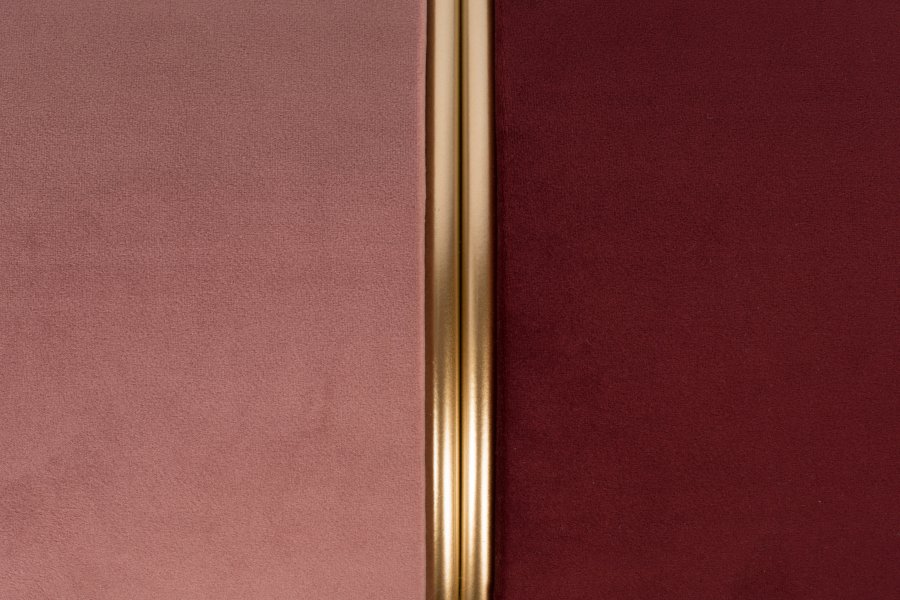 WHITE LABEL LIVING Bubbly puff, rund - rosa polyester (35)