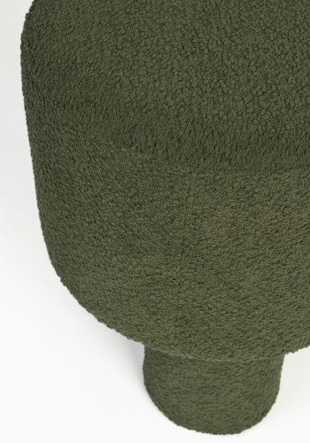 WHITE LABEL LIVING Marcos krakk, rund - grnn polyester (40)