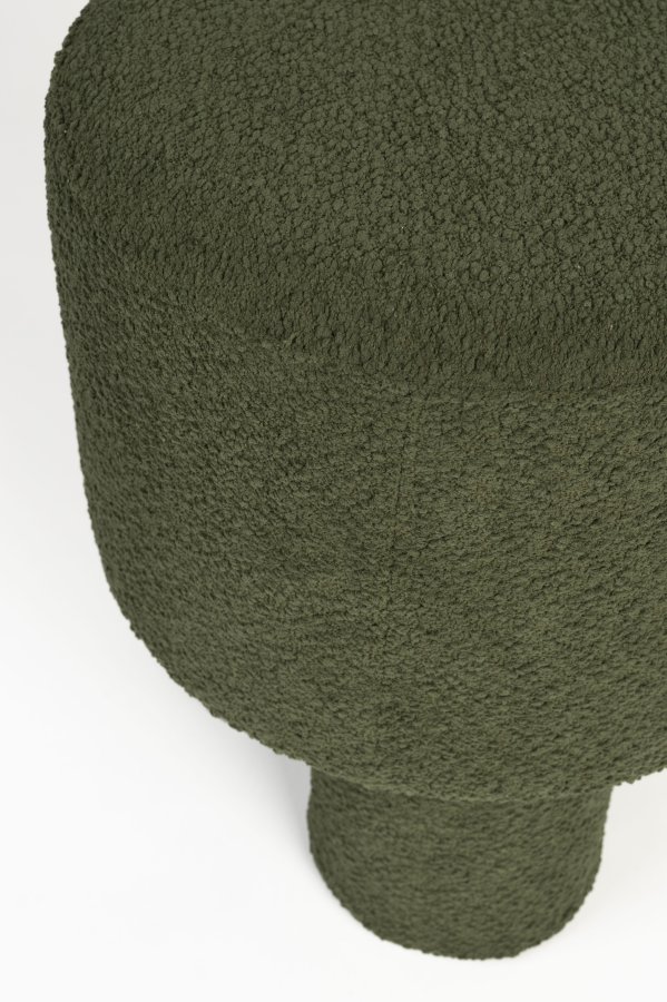 WHITE LABEL LIVING Marcos krakk, rund - grnn polyester (40)