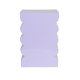 ZUIVER Curves krakk, rektangulr - blank lilla aluminium (21x30)