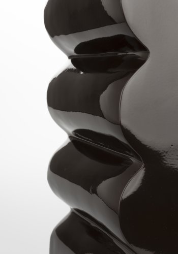 ZUIVER Curves krakk, rektangulr - blank brun aluminium (21x30)