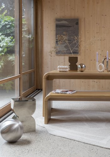 ZUIVER Cones krakk, rektangulr - blank slv aluminium (21x30)