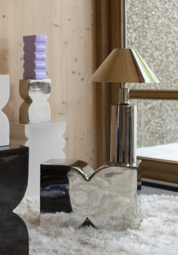 ZUIVER Cones krakk, rektangulr - blank slv aluminium (21x30)